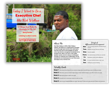 Load image into Gallery viewer, front and back of career exploration flash card of a black african American man with his job title

