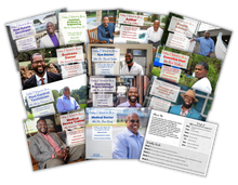 Load image into Gallery viewer, 12 career exploration flash cards of black african American men with their job titles
